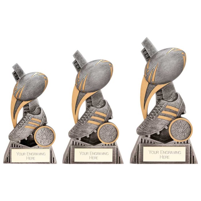 NEMESIS RUGBY AWARD - 3 SIZES - 12CM TO 16CM